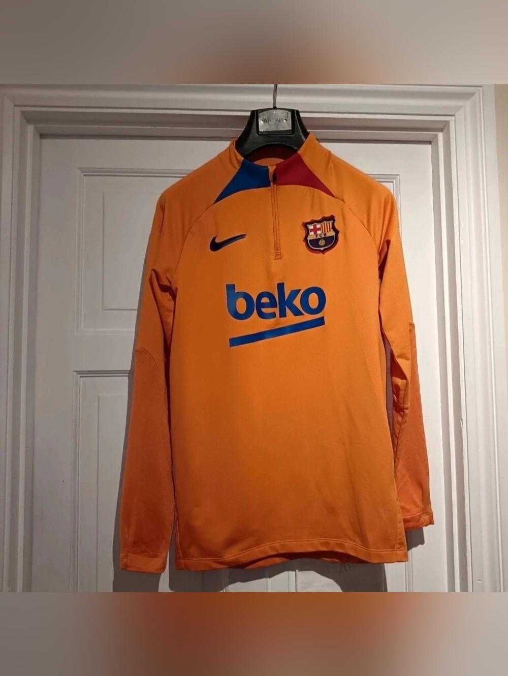 FC Barcelona Orange Nike Beko Training Top